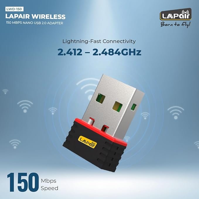 Lapcare 150Mbps NANO USB 2 Wifi Adapter - Image 2
