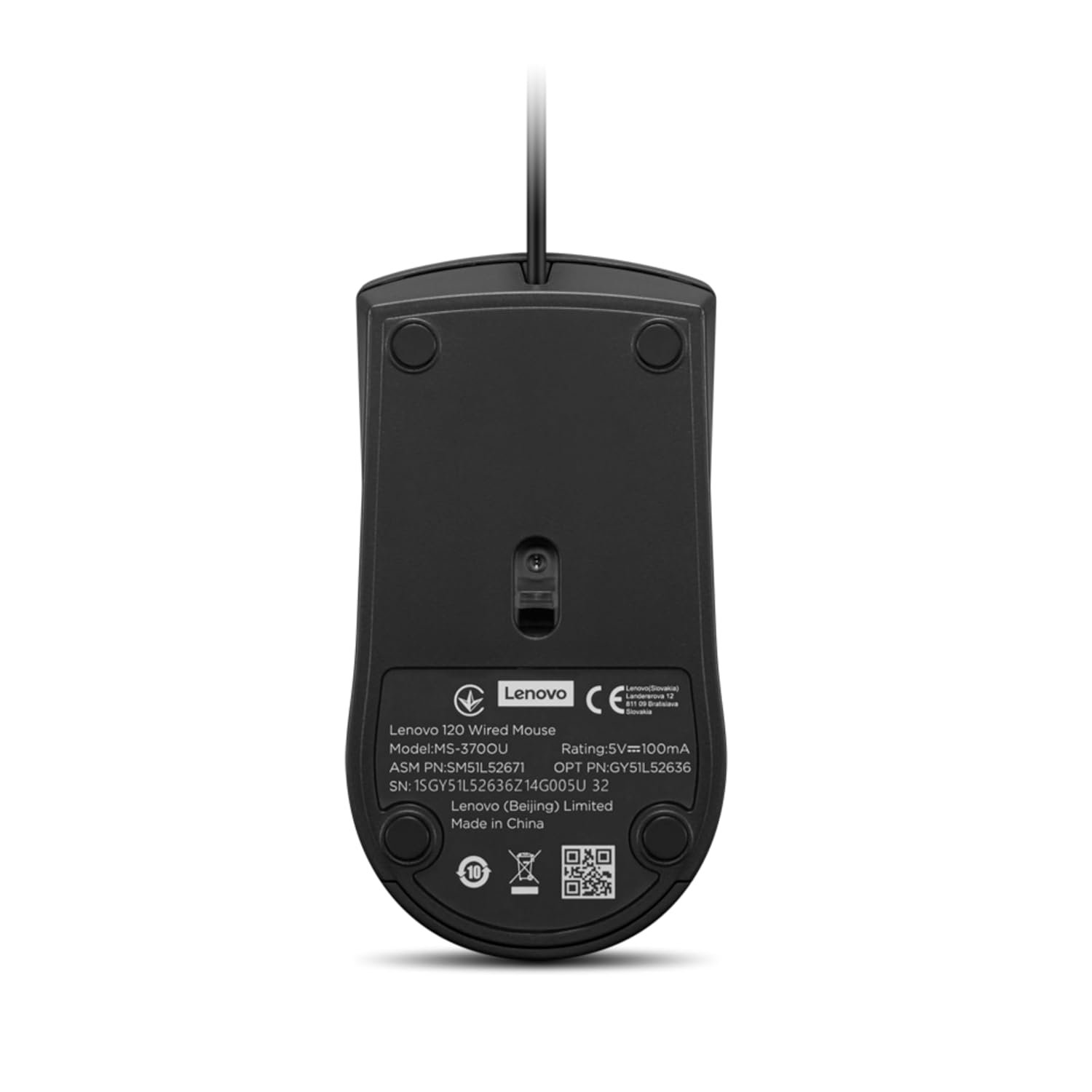 Lenovo 120 Wired Mouse - Image 4