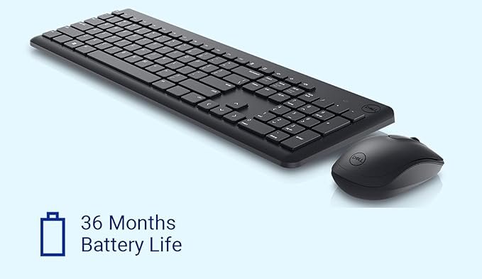 Dell KM3322W Wireless USB Keyboard & Mouse Combo - Image 2