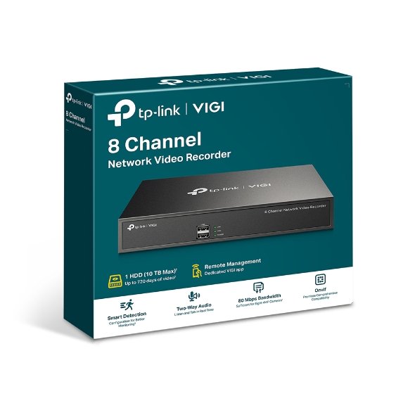 TP-Link VIGI 8 Channel NVR for IP Cameras - Image 6